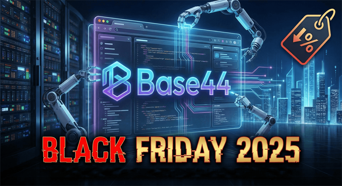 Base44 Black Friday 2025 Sale: Build AI Apps for Less (Starts at $16/mo)