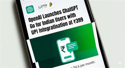OpenAI Launches ChatGPT Go for Indian Users with UPI Integration at ₹399 ($4.6)